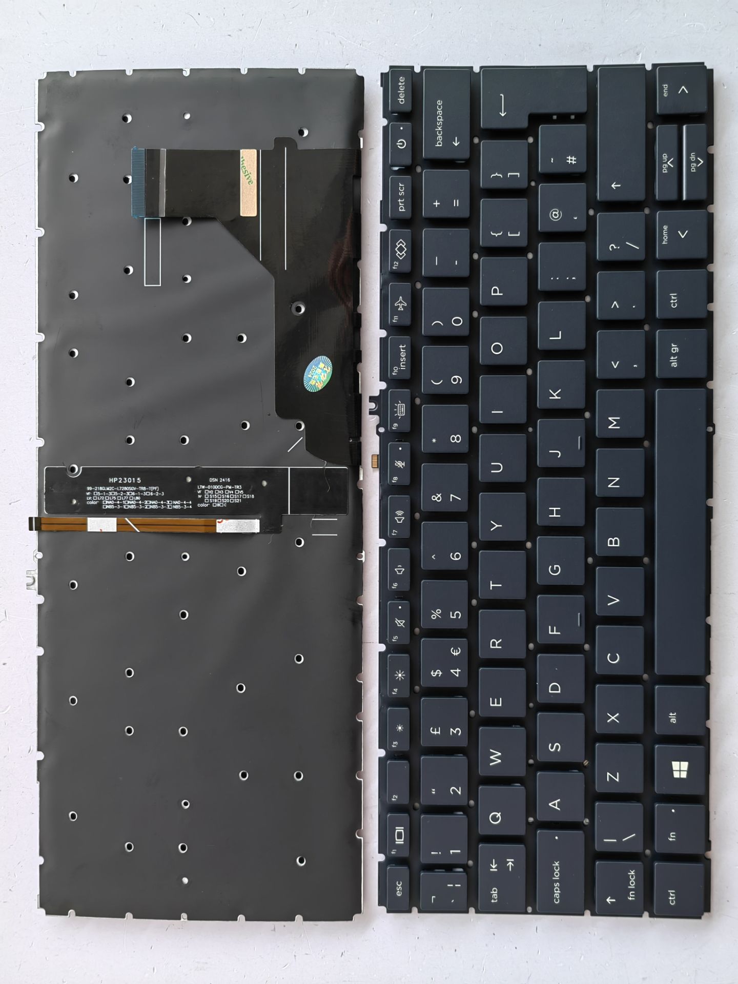 Picture of New Replacement Laptop Keyboard For HP 830G7/830G8/835G7/835G8/735G7/735G8 BLACK Backlit (OEM) Uk Layout